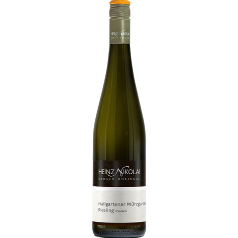 Hallgartener W Rzgarten Riesling Trocken Von Weingut Heinz Nikolai