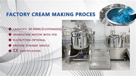 Gels Making Process View Skin Care Making Machine Vacuum Homogenizer