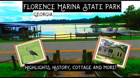 Florence Marina State Park Georgia Highlights History Cottage