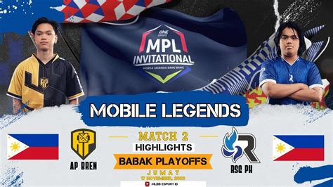 Ap Bren Vs Rsg Ph Game Babak Playoffs Highlight Mpli Rsg