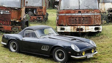 Rare Ferrari Found Rusting In An Abandoned French Barn YouTube