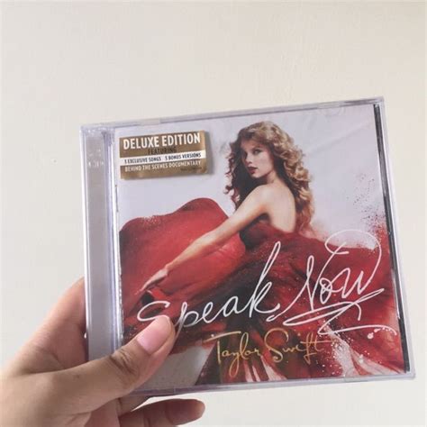 Speak Now Deluxe Cd Taylor Swift Album Taylor Swift Speak Now Taylor