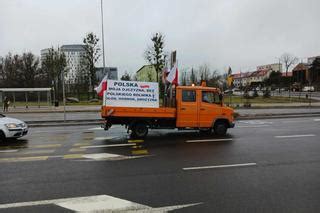 Protest Rolnik W W Olsztynie Kolumna Ci Gnik W W Mie Cie Centrum