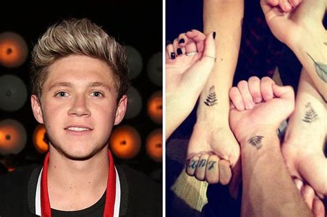 One Direction S Niall Horan Gets A Fake Tattoo On His Wrist Mirror Online