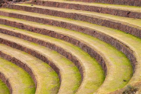 Terraces In Pisac Stock Image Image Of Andes Horizontal 58292445