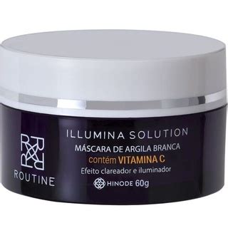 M Scara Facial Clareadora Argila Branca Ilumina Solution Routine G