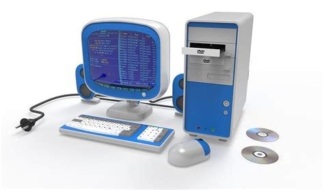 pc set Cartoon Computer 3D model | CGTrader