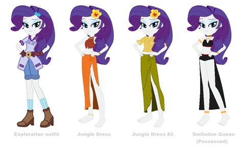 Jungle Rarity (New dresses) by DS59 on DeviantArt