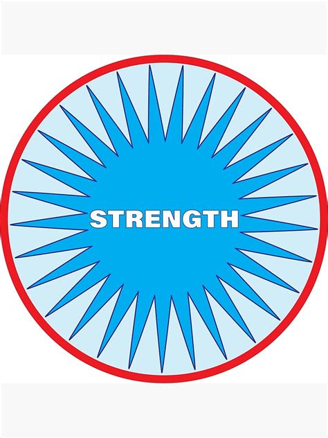 "Strength Word Art" Poster for Sale by peterscarfo | Redbubble