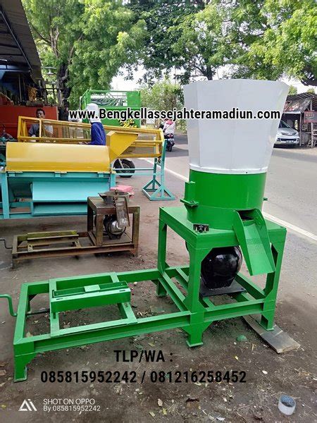 Jual Mesin Cetak Pelet Vertikal Type D50 Transmisi Gardan Truk Tanpa