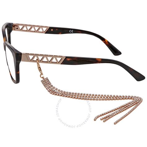 Guess Ladies Tortoise Square Eyeglass Frames Gu278405255 889214145765 Eyeglasses Jomashop