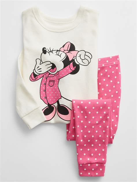 Babygap Disney Minnie Mouse Organic Cotton Pj Set Gap Factory