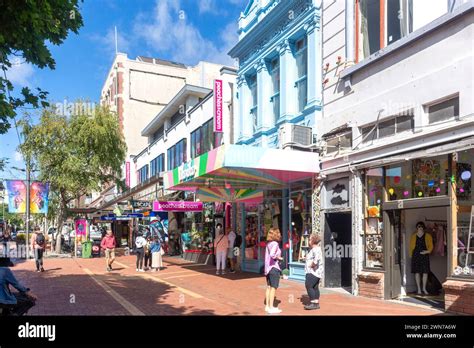 pedestrianised cuba street te aro city  wellington te whanganui