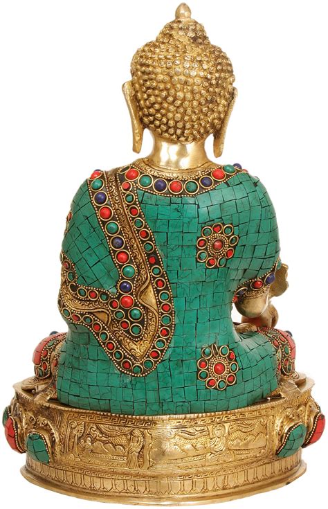 Tibetan Buddhist Deity Medicine Buddha In Brass Handmade Made