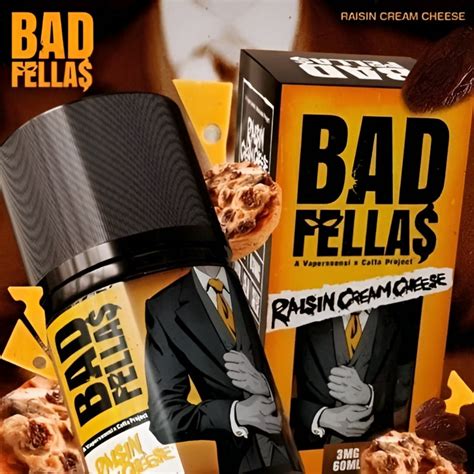 Jual Bad Fellas Raisin Cream Cheese Ml Vaperssensi X Catta Project