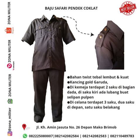 Harga Baju Safari Security Satpam Murah Terbaru Hargano