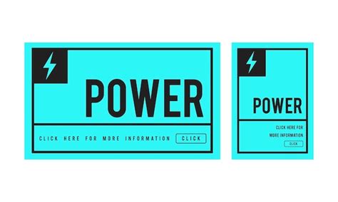 vector illustration  power concept