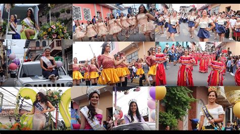 Ilobasco El Salvador Desfile De Correo Bandas Pio Xii S