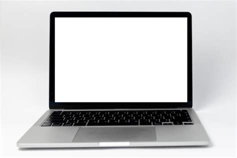 Premium Photo | Laptop computer frame with isolated white background ...