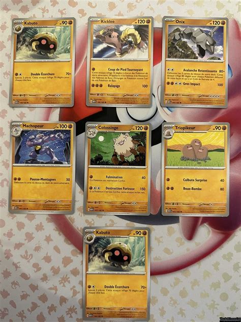 Cartes Pokémon 151 FR peu Commune Normale EV 3 5 Neuve eBay