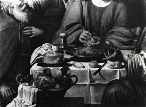 Fondazione Zeri Catalogo Anonimo Caravaggesco Cena In Emmaus