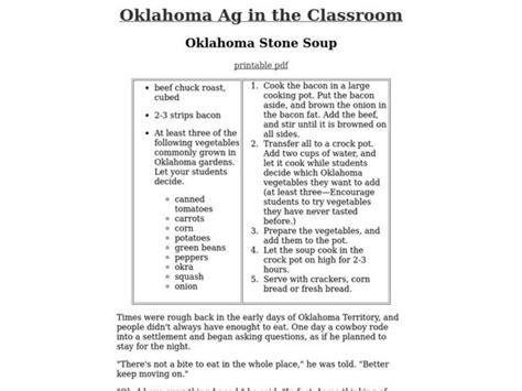 Oklahoma Lesson Plan Template