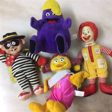 Toys 1997 McDonald Birdie Hamburglar doll figure stuffed doll toy McDonald's happy meal toy ...