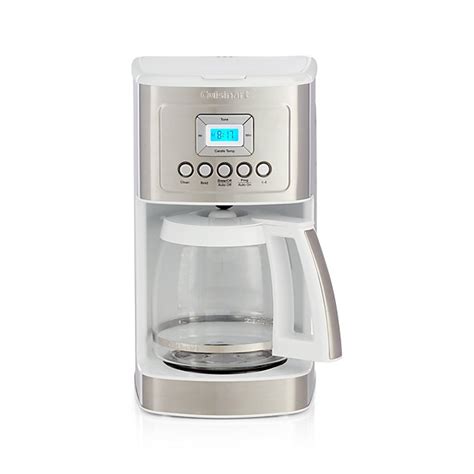 Cuisinart 14 Cup Perfectemp Programmable Coffee Maker White Reviews Crate And Barrel