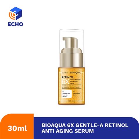 Jual Bio Aqua 6X Gentle A Retinal Anti Aging Serum 30 Ml Shopee Indonesia