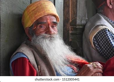 Bearded Indian Hindu Swami Sannyasi Monk Stock Photo Edit Now