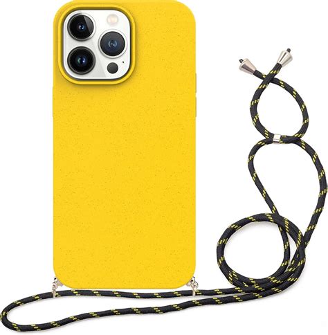 Amazon.com: Cusduce Recycled Eco Wheat Straw Made 100% Full Biodegradable iPhone 14 Pro Case 6.1