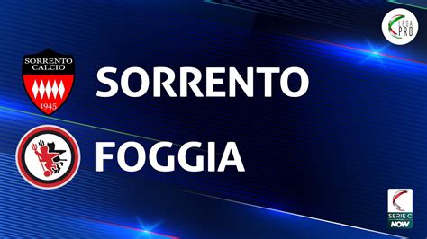 Sorrento Foggia 1 1 Gli Highlights YouTube