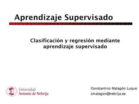 Clasificacion Y Regresion Mediante Aprendizaje Supervisado