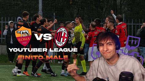 Blur Reaction Alla Youtuber League Milan Roma Youtube