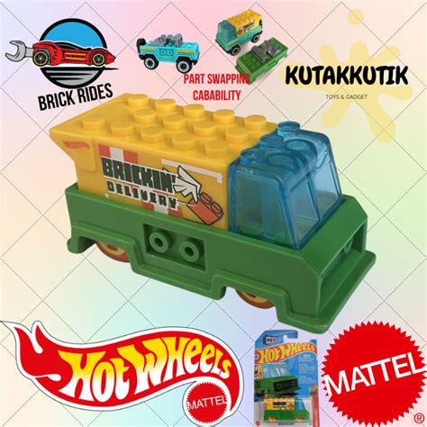 Hot Wheels Mobil Lego Truck Brickin Delivery Lot C 2023 Brick Rides ...