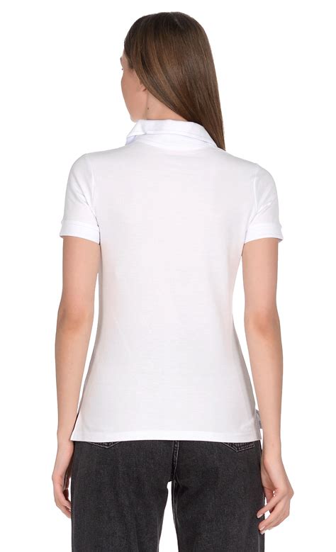 Блузка с воротником женская «Поло» белая :: Техноавиа в Москве