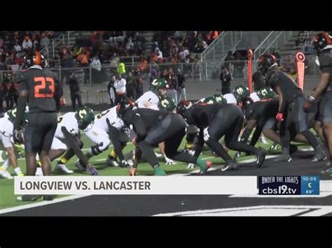 UNDER THE LIGHTS Longview Vs Lancaster YouTube