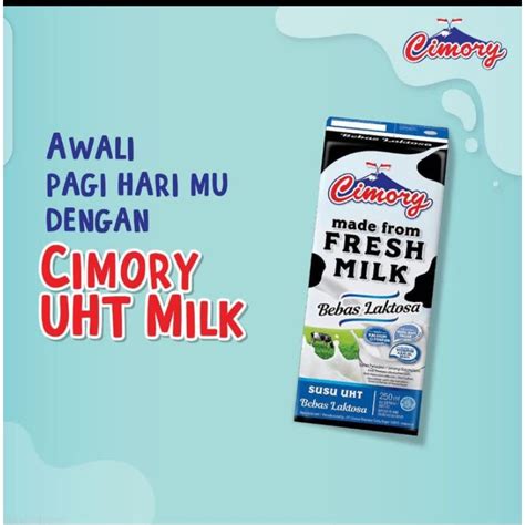 Jual 1 DUS 24pcs CIMORY SUSU UHT 250ml Bebas Laktosa Shopee Indonesia