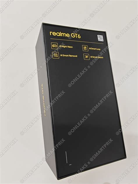 Realme GT6 Retail Box Surfaces AI Features Revealed