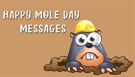 Happy Mole Day Messages And Jokes In 2023 Funny Mole Mole Day Funny