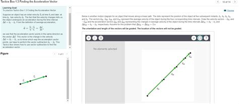 Solved Tactics Box 1 3 Finding The Acceleration Vector 10 Of Chegg