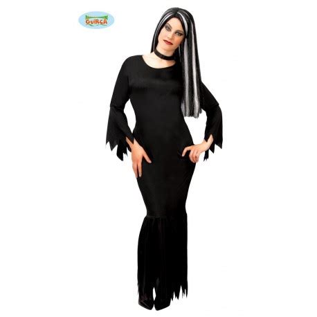 Disfraz De Morticia Addams Mujer