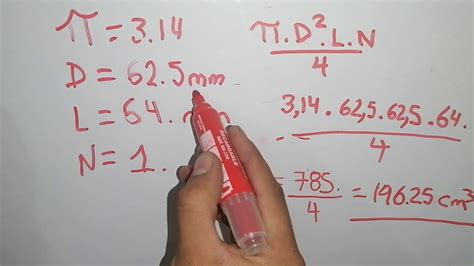 Como Calcular El Cilindraje De Un Motor Youtube