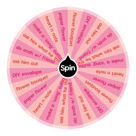 Valentines Day Ideas 💗 Spin The Wheel App