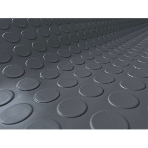 G Floor 10 Ft X 24 Ft X 75 Mil T Raised Coin Pvc Garage Flooring Roll 240 Sq Ft Gf75cn1024sg