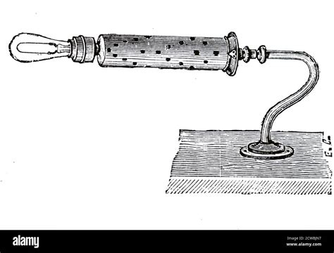 Engraving Depicting Edisons Lamp Regulator For Use In Theatre To Give