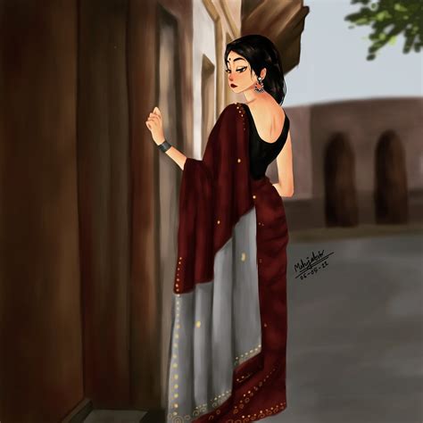 Artstation Bengali Girl Art