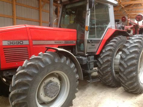 1993 Massey Ferguson 3690 Tractors Row Crop 100hp John Deere