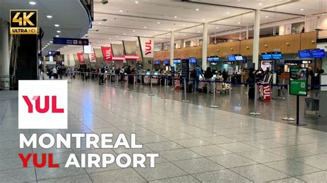 montreal yul airport  check   boarding youtube