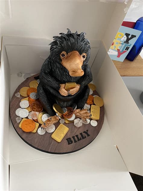 So My Friend Made Me A Niffler Cake For My Birthday And Im In Awe R